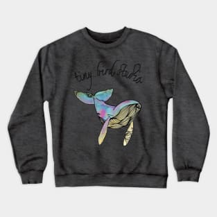 Rainbow Whale Crewneck Sweatshirt